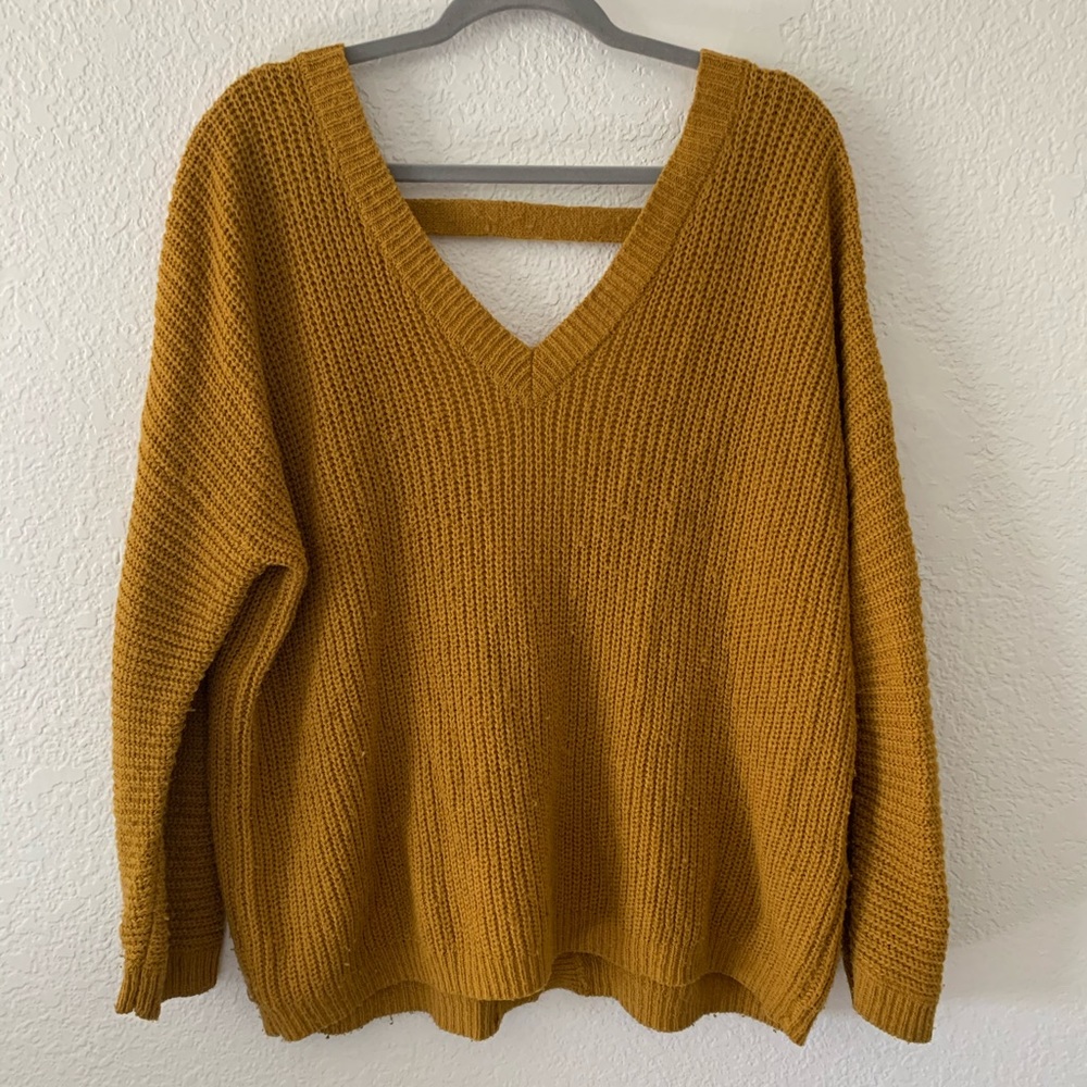 Mustard yellow sweater